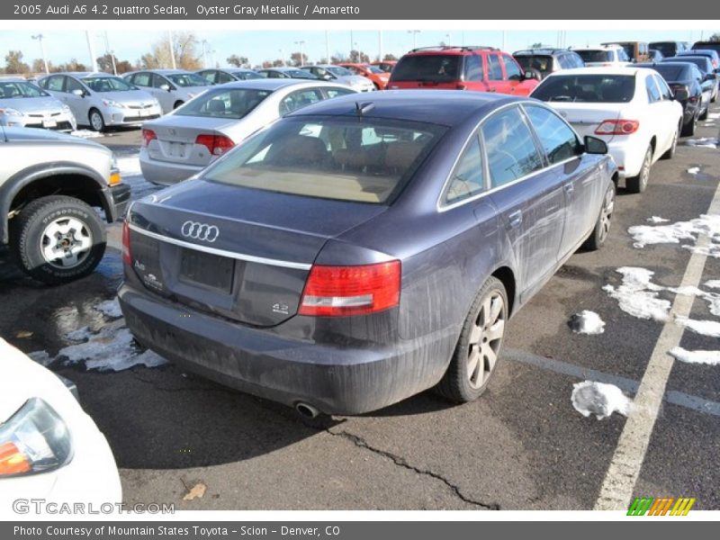 Oyster Gray Metallic / Amaretto 2005 Audi A6 4.2 quattro Sedan