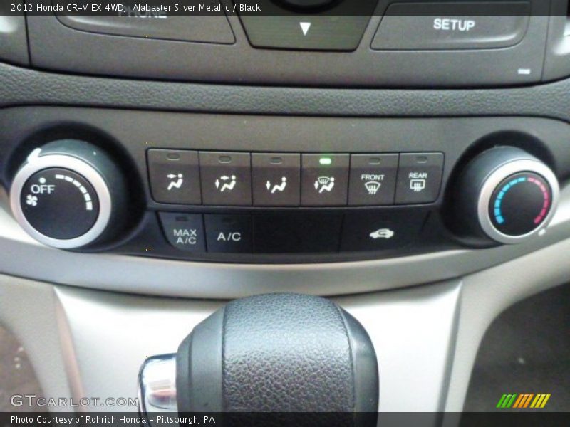 Alabaster Silver Metallic / Black 2012 Honda CR-V EX 4WD