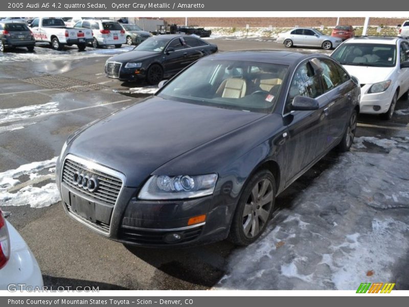 Oyster Gray Metallic / Amaretto 2005 Audi A6 4.2 quattro Sedan