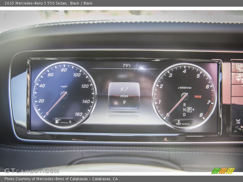 Black / Black 2015 Mercedes-Benz S 550 Sedan