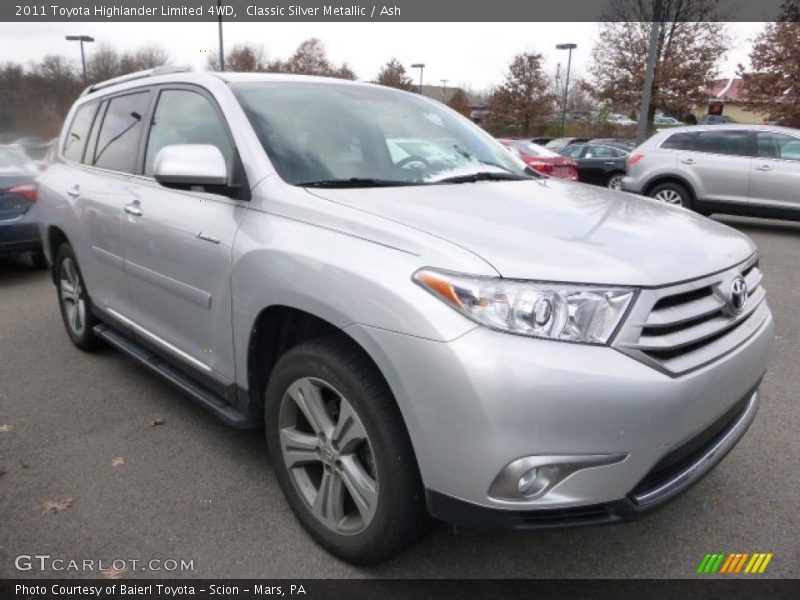 Classic Silver Metallic / Ash 2011 Toyota Highlander Limited 4WD