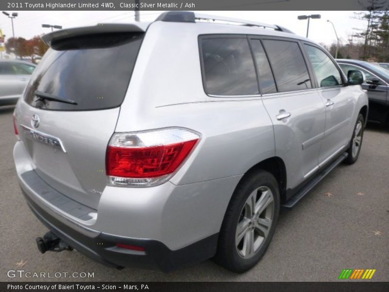 Classic Silver Metallic / Ash 2011 Toyota Highlander Limited 4WD