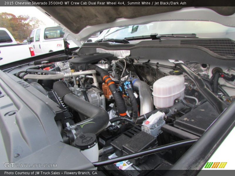  2015 Silverado 3500HD WT Crew Cab Dual Rear Wheel 4x4 Engine - 6.6 Liter OHV 32-Valve Duramax Turbo-Diesel V8