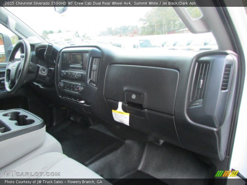 Summit White / Jet Black/Dark Ash 2015 Chevrolet Silverado 3500HD WT Crew Cab Dual Rear Wheel 4x4