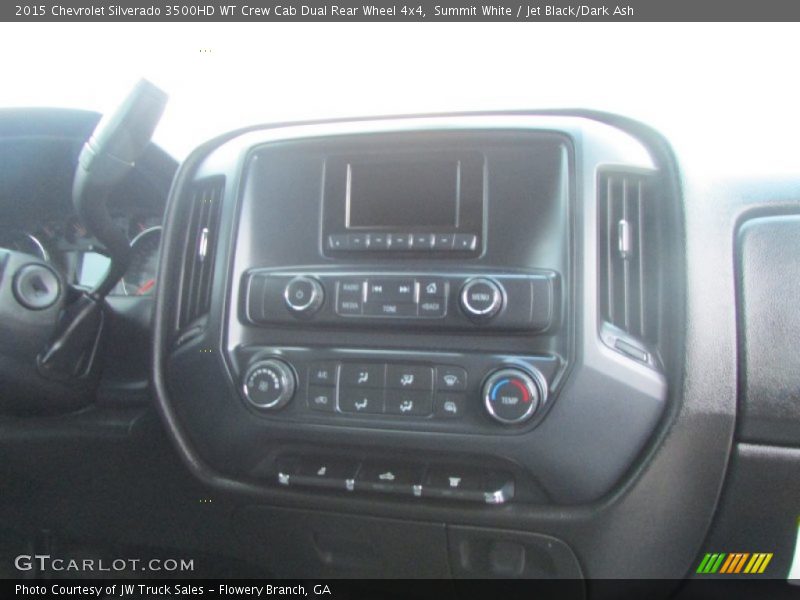 Summit White / Jet Black/Dark Ash 2015 Chevrolet Silverado 3500HD WT Crew Cab Dual Rear Wheel 4x4