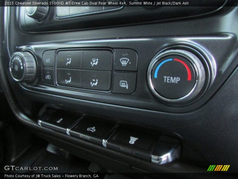 Controls of 2015 Silverado 3500HD WT Crew Cab Dual Rear Wheel 4x4