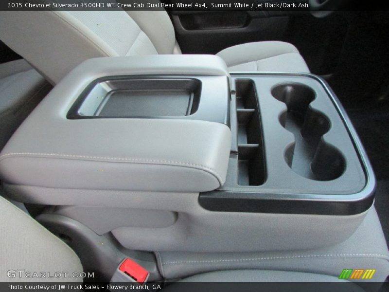 Summit White / Jet Black/Dark Ash 2015 Chevrolet Silverado 3500HD WT Crew Cab Dual Rear Wheel 4x4