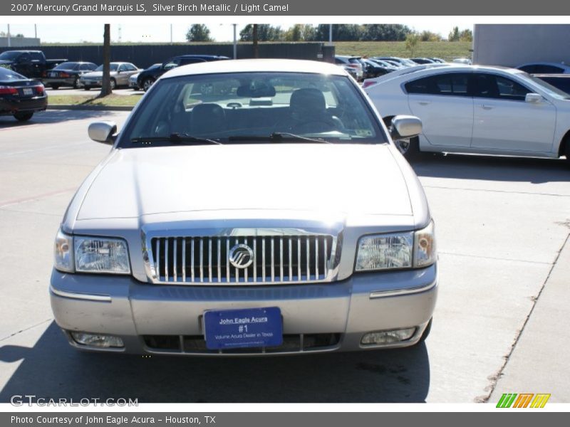 Silver Birch Metallic / Light Camel 2007 Mercury Grand Marquis LS