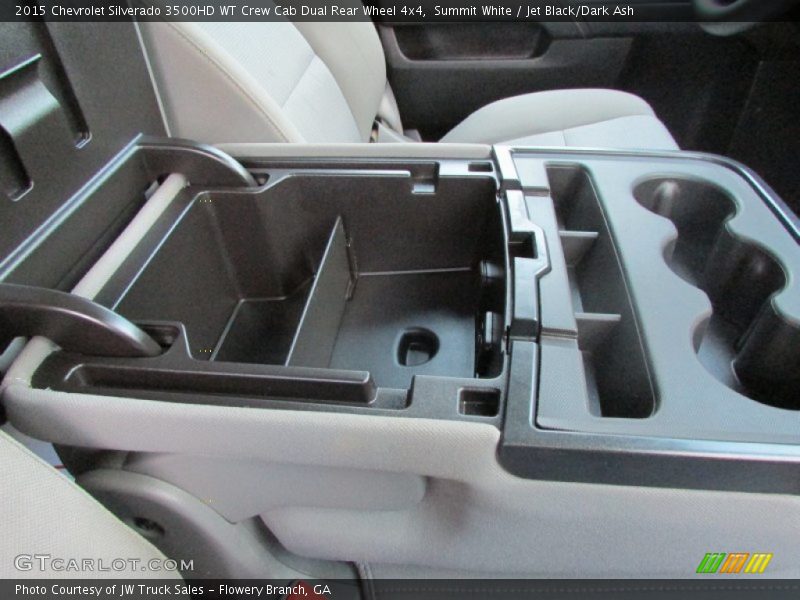 Summit White / Jet Black/Dark Ash 2015 Chevrolet Silverado 3500HD WT Crew Cab Dual Rear Wheel 4x4