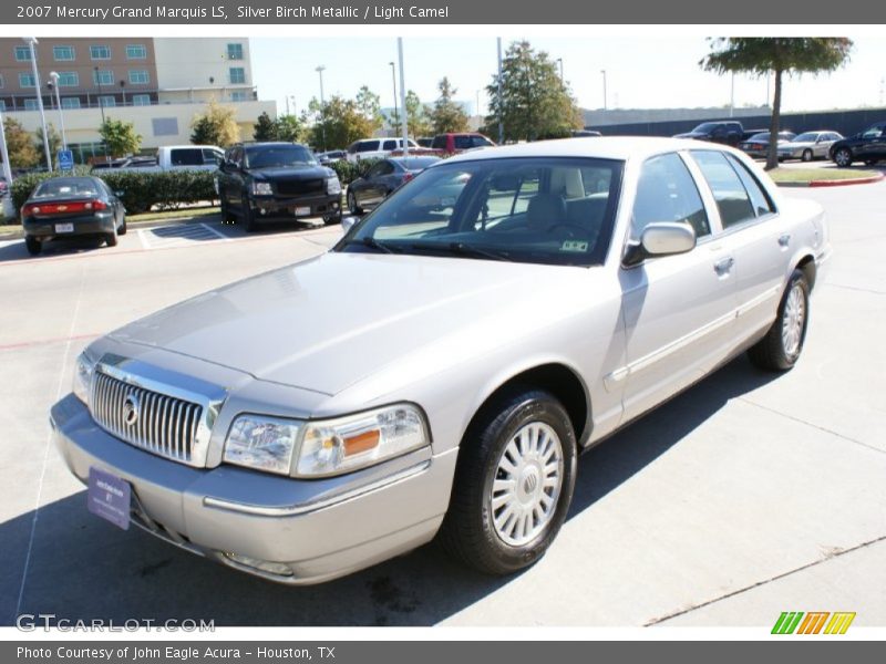 Silver Birch Metallic / Light Camel 2007 Mercury Grand Marquis LS