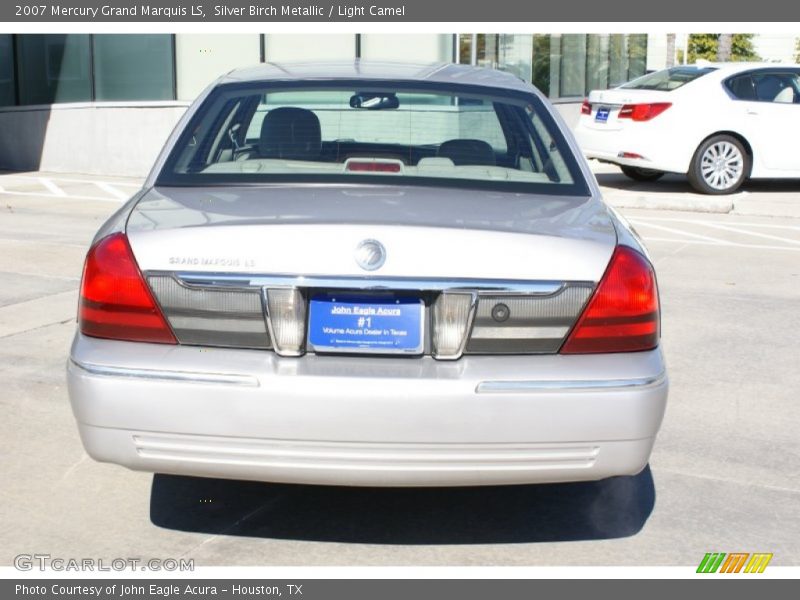 Silver Birch Metallic / Light Camel 2007 Mercury Grand Marquis LS