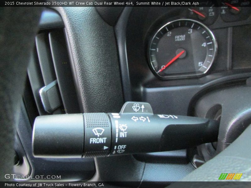 Controls of 2015 Silverado 3500HD WT Crew Cab Dual Rear Wheel 4x4