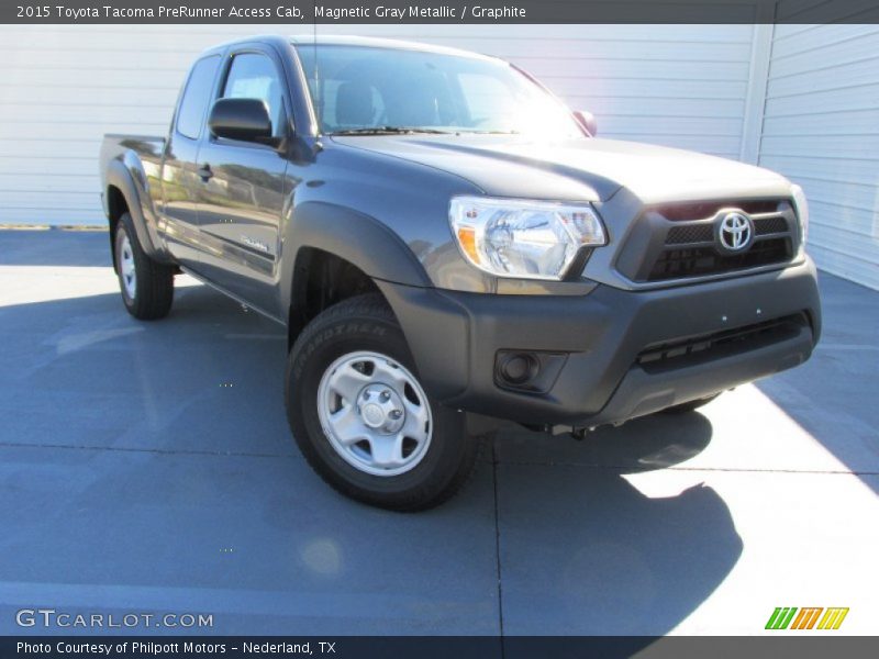 Magnetic Gray Metallic / Graphite 2015 Toyota Tacoma PreRunner Access Cab