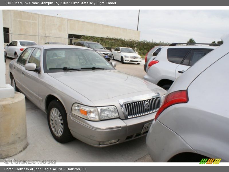 Silver Birch Metallic / Light Camel 2007 Mercury Grand Marquis LS
