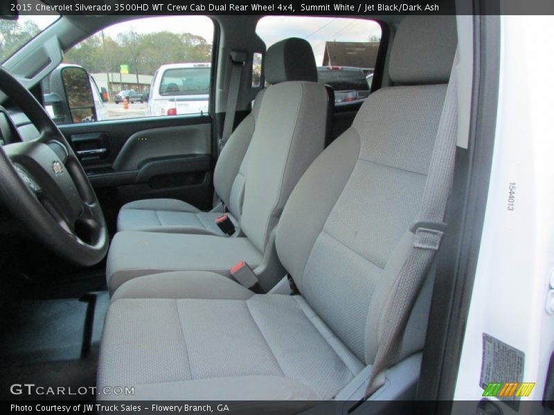 Front Seat of 2015 Silverado 3500HD WT Crew Cab Dual Rear Wheel 4x4