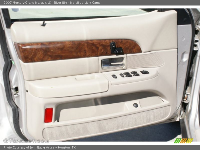 Silver Birch Metallic / Light Camel 2007 Mercury Grand Marquis LS