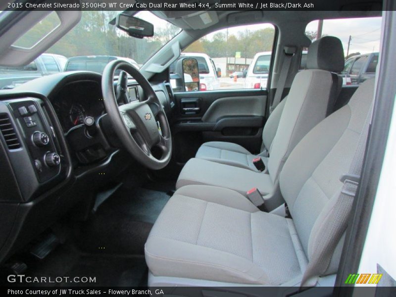 Front Seat of 2015 Silverado 3500HD WT Crew Cab Dual Rear Wheel 4x4