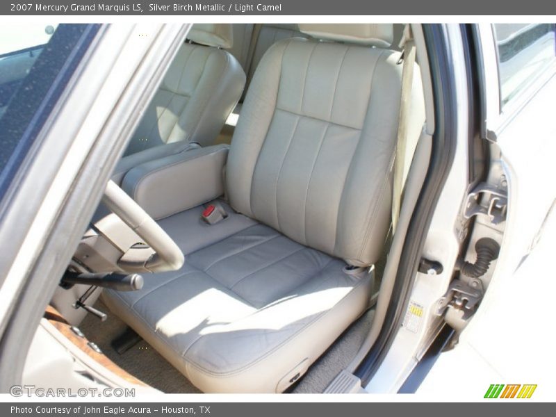 Silver Birch Metallic / Light Camel 2007 Mercury Grand Marquis LS