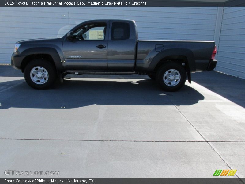 Magnetic Gray Metallic / Graphite 2015 Toyota Tacoma PreRunner Access Cab