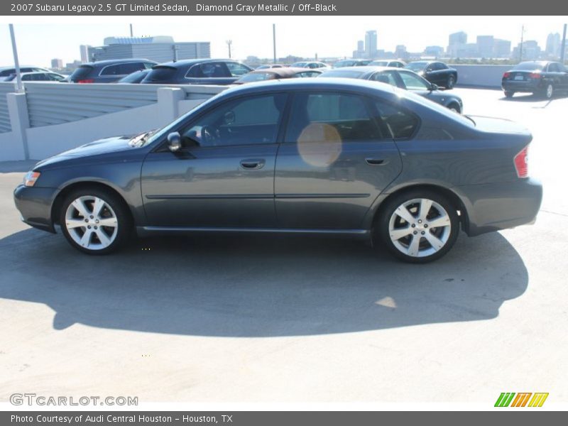 Diamond Gray Metallic / Off-Black 2007 Subaru Legacy 2.5 GT Limited Sedan