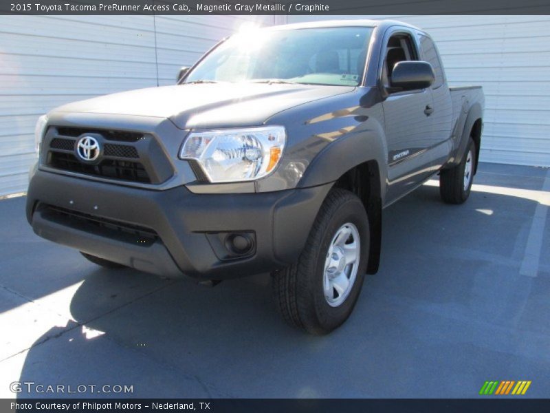 Magnetic Gray Metallic / Graphite 2015 Toyota Tacoma PreRunner Access Cab