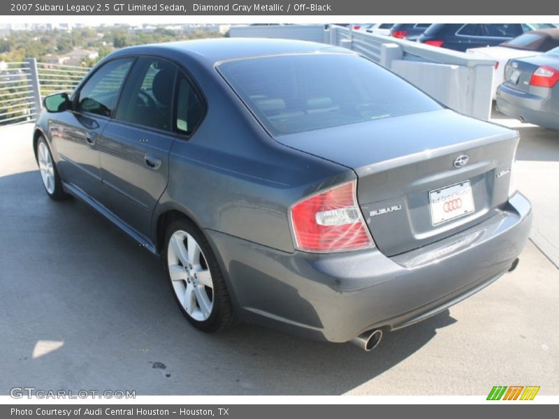 Diamond Gray Metallic / Off-Black 2007 Subaru Legacy 2.5 GT Limited Sedan