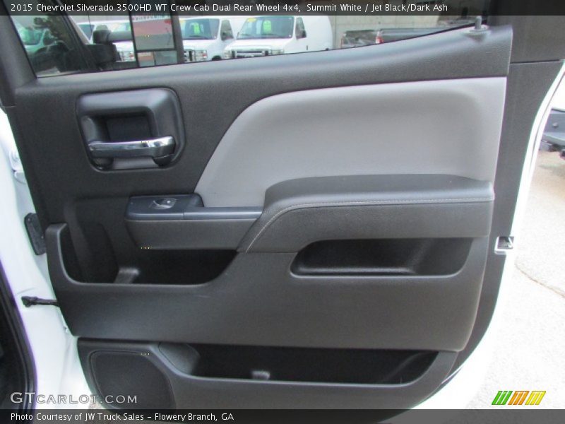 Summit White / Jet Black/Dark Ash 2015 Chevrolet Silverado 3500HD WT Crew Cab Dual Rear Wheel 4x4