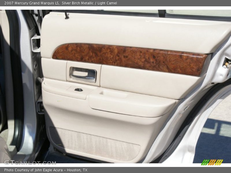 Silver Birch Metallic / Light Camel 2007 Mercury Grand Marquis LS