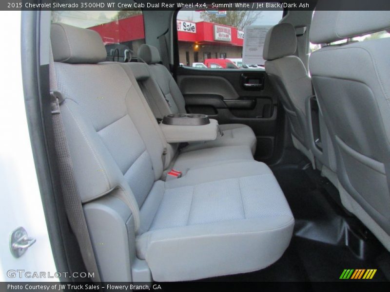 Summit White / Jet Black/Dark Ash 2015 Chevrolet Silverado 3500HD WT Crew Cab Dual Rear Wheel 4x4