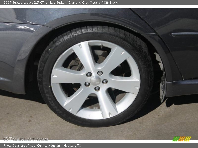 Diamond Gray Metallic / Off-Black 2007 Subaru Legacy 2.5 GT Limited Sedan