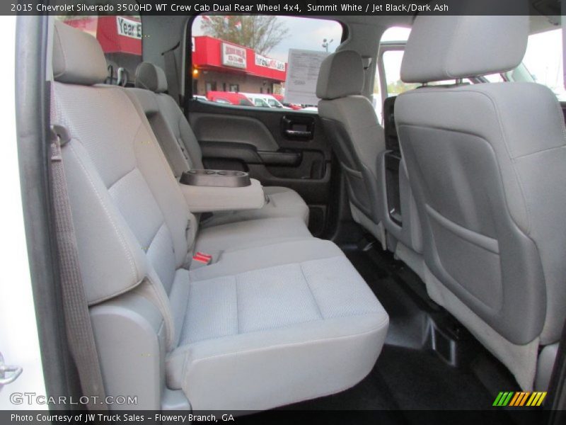 Summit White / Jet Black/Dark Ash 2015 Chevrolet Silverado 3500HD WT Crew Cab Dual Rear Wheel 4x4