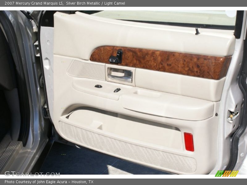 Silver Birch Metallic / Light Camel 2007 Mercury Grand Marquis LS