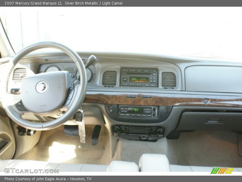 Silver Birch Metallic / Light Camel 2007 Mercury Grand Marquis LS