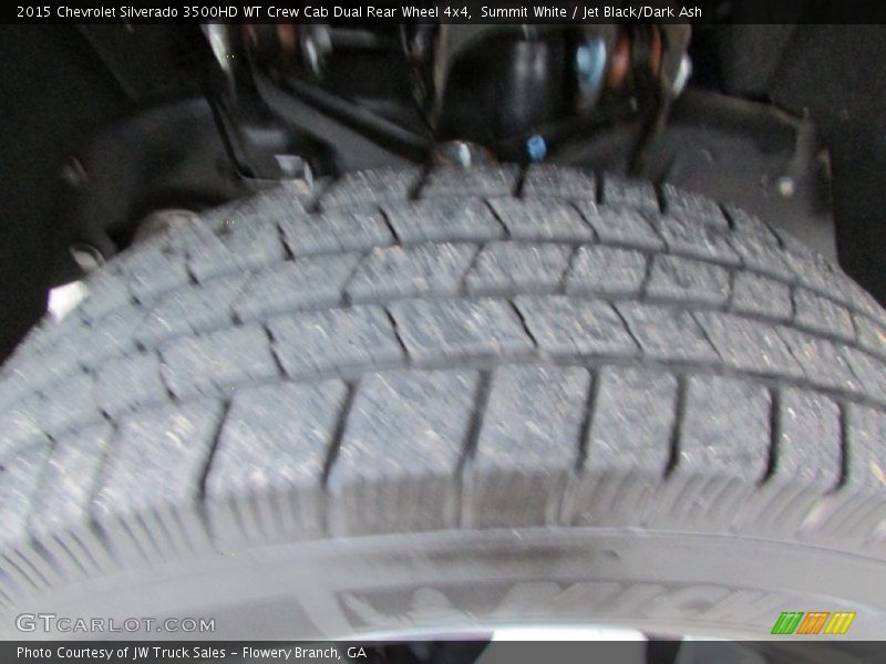 Summit White / Jet Black/Dark Ash 2015 Chevrolet Silverado 3500HD WT Crew Cab Dual Rear Wheel 4x4