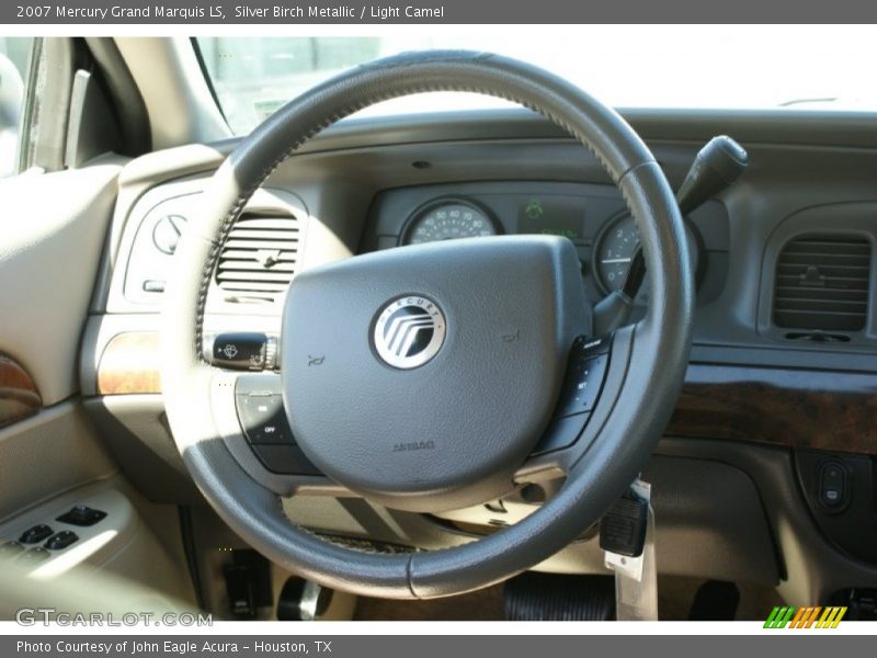 Silver Birch Metallic / Light Camel 2007 Mercury Grand Marquis LS