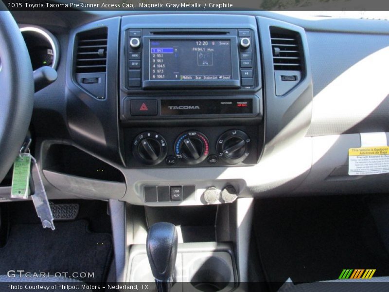 Controls of 2015 Tacoma PreRunner Access Cab