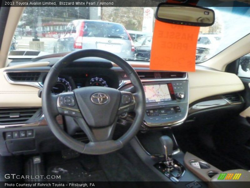 Blizzard White Pearl / Almond 2013 Toyota Avalon Limited