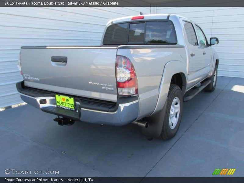 Silver Sky Metallic / Graphite 2015 Toyota Tacoma Double Cab