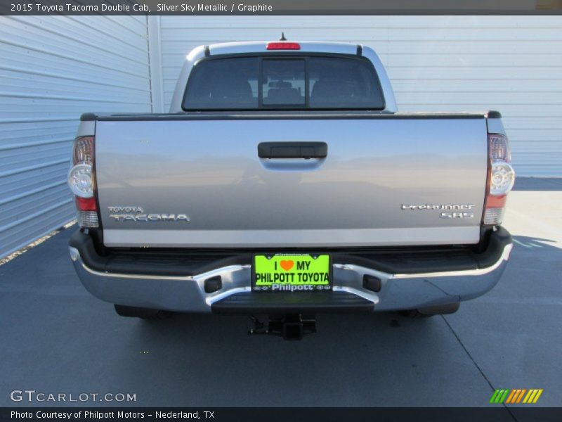 Silver Sky Metallic / Graphite 2015 Toyota Tacoma Double Cab