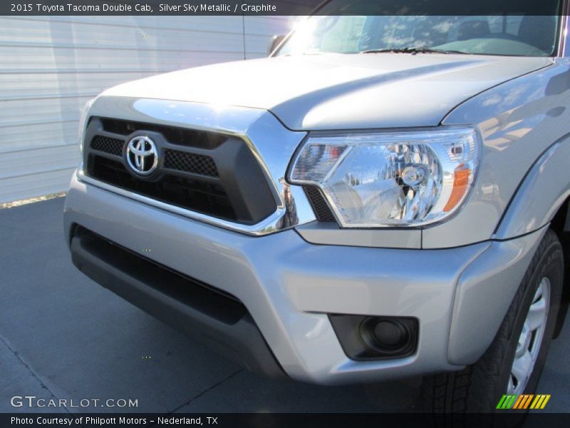 Silver Sky Metallic / Graphite 2015 Toyota Tacoma Double Cab