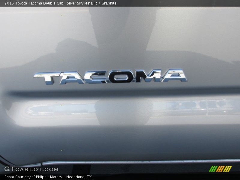 Silver Sky Metallic / Graphite 2015 Toyota Tacoma Double Cab