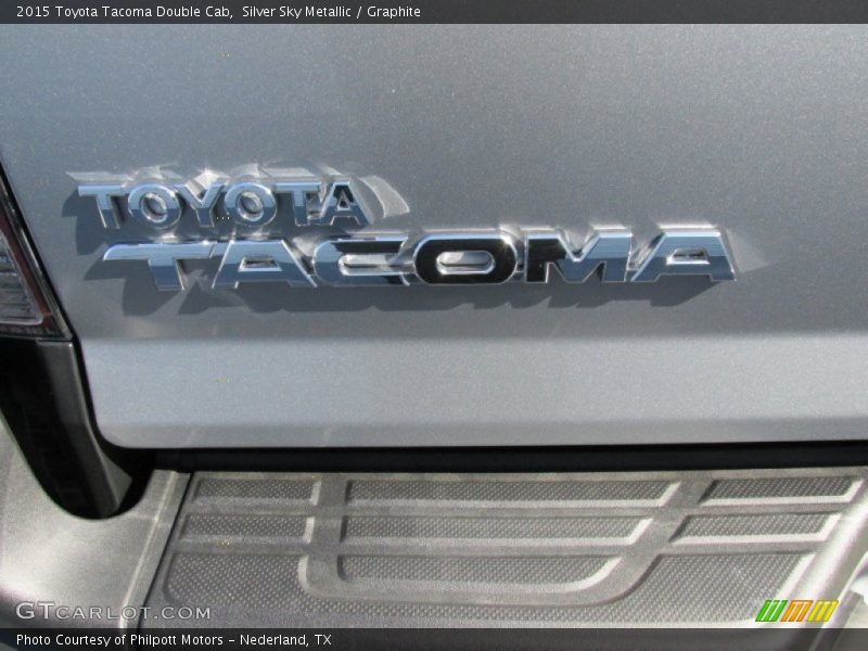 Silver Sky Metallic / Graphite 2015 Toyota Tacoma Double Cab