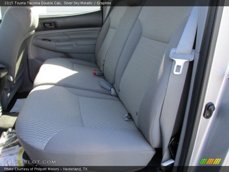 Silver Sky Metallic / Graphite 2015 Toyota Tacoma Double Cab