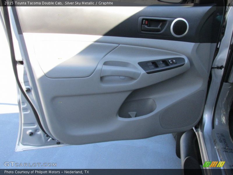 Silver Sky Metallic / Graphite 2015 Toyota Tacoma Double Cab