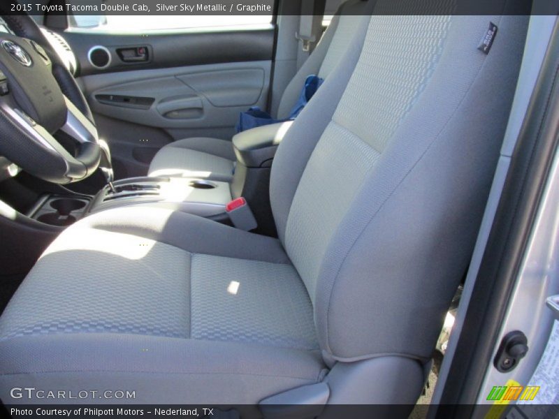 Silver Sky Metallic / Graphite 2015 Toyota Tacoma Double Cab
