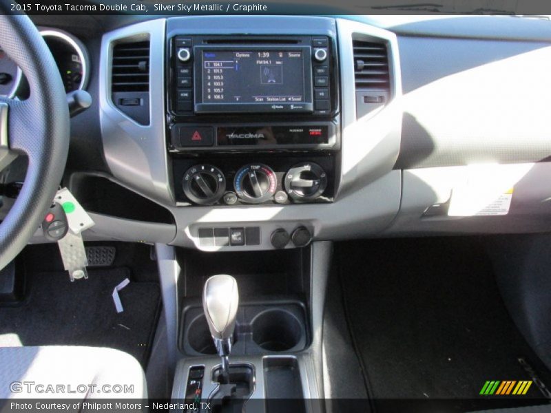 Silver Sky Metallic / Graphite 2015 Toyota Tacoma Double Cab