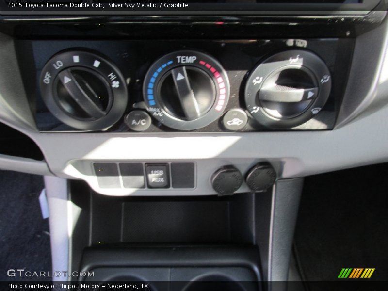 Silver Sky Metallic / Graphite 2015 Toyota Tacoma Double Cab