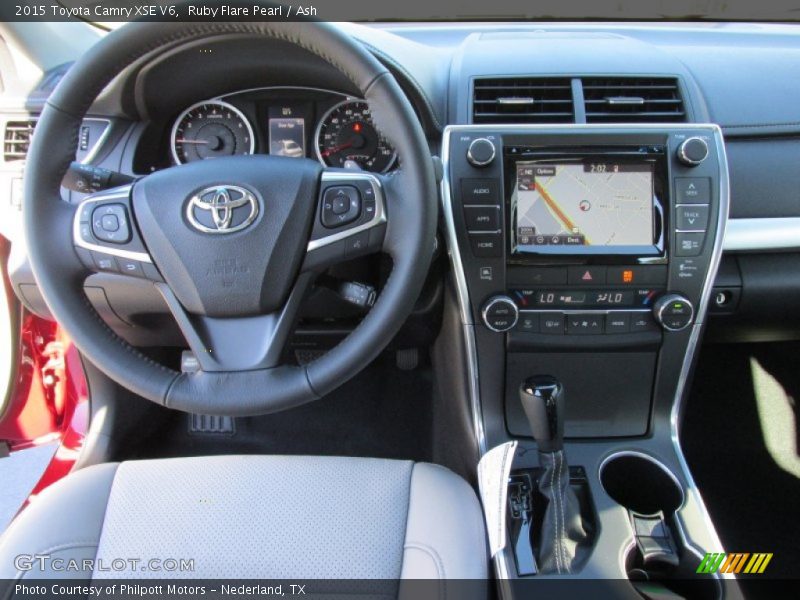 Dashboard of 2015 Camry XSE V6