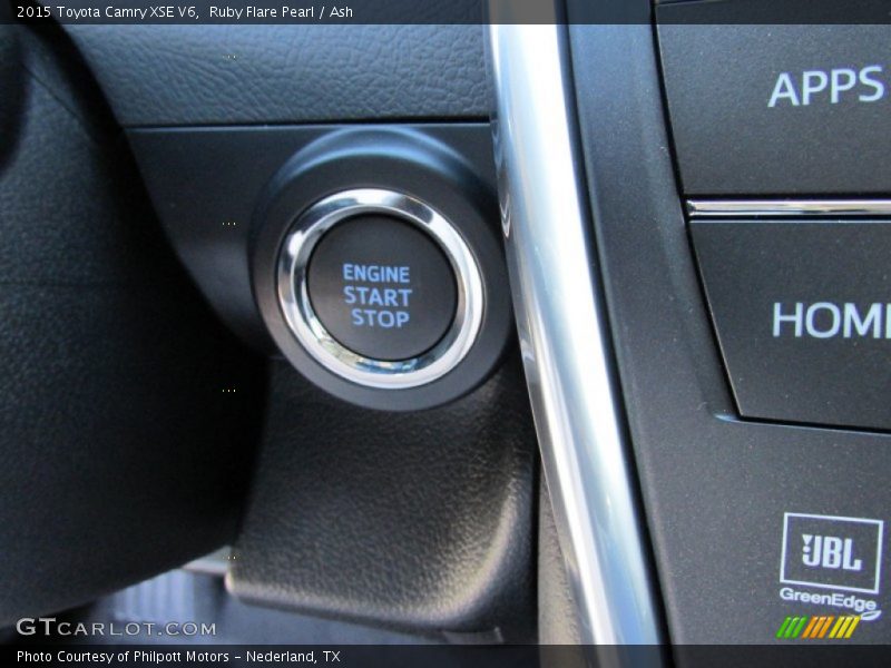 Controls of 2015 Camry XSE V6