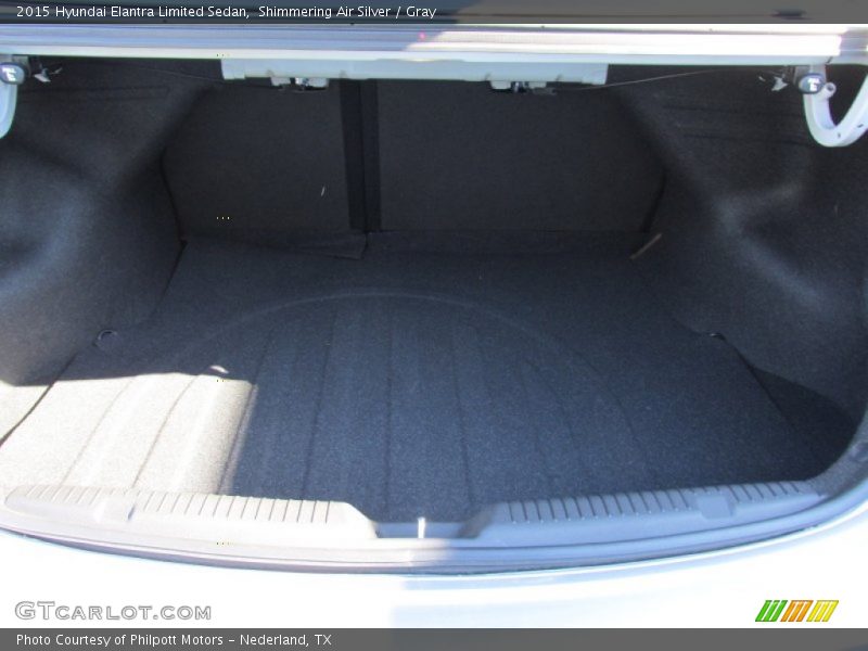 Shimmering Air Silver / Gray 2015 Hyundai Elantra Limited Sedan